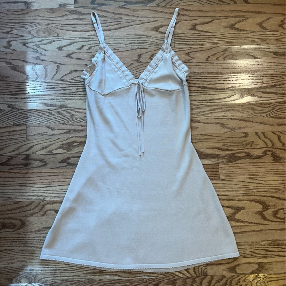 fashion nova tan mini dress